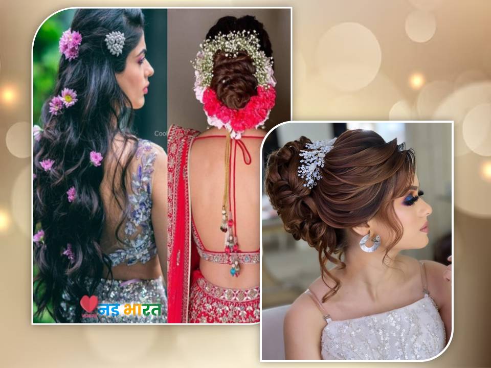 Indian bridal hairstyle - Simple Craft Idea-chantamquoc.vn
