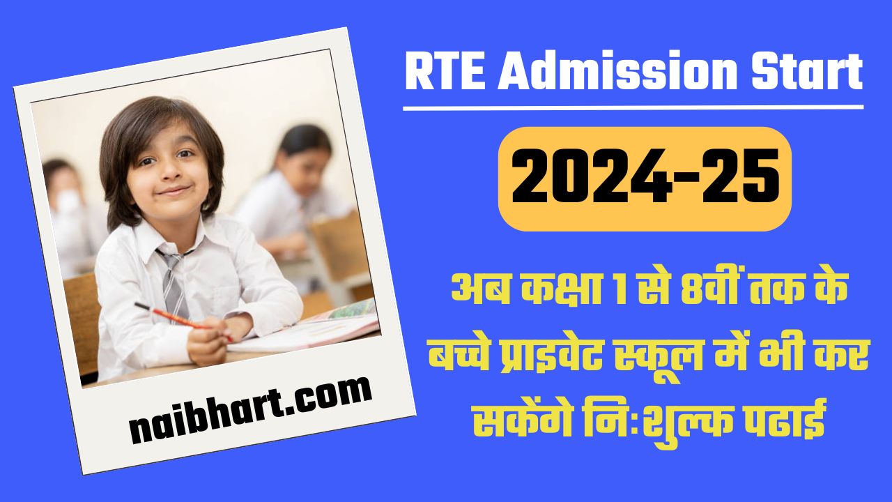 RTE Admission Start 2024-25